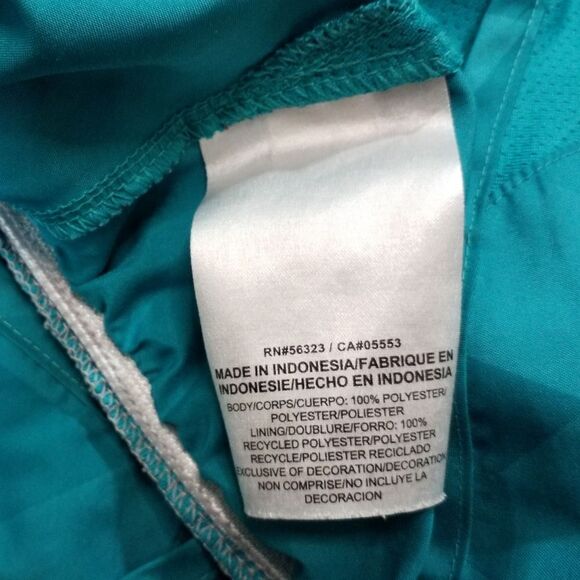 Nike Running Shorts Blue Green Aqua Women's Training and Workout Size L - Picture 5 of 10